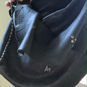 Slouchy Lambskin Leather Carry-All Bag